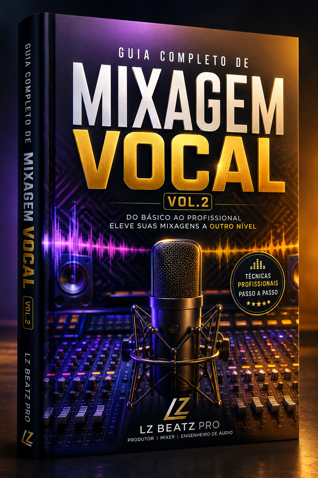 Capa eBook Guia Completo de Mixagem Vocal Vol.2